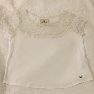 Hollister Beaded Lace Crop Top